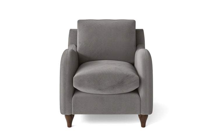 Sallisaw Armchair Grey Velvet