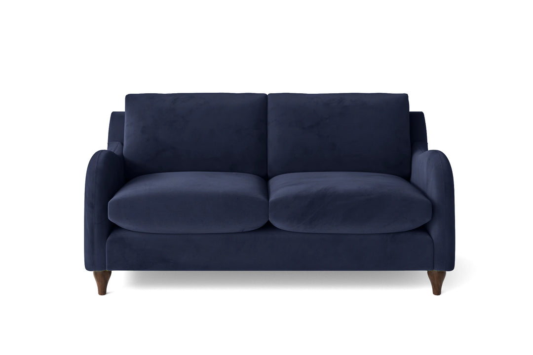 Sallisaw 2 Seater Sofa Dark Blue Velvet