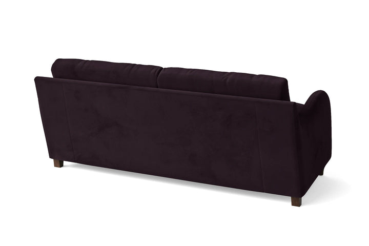 Sallisaw 3 Seater Sofa Purple Velvet