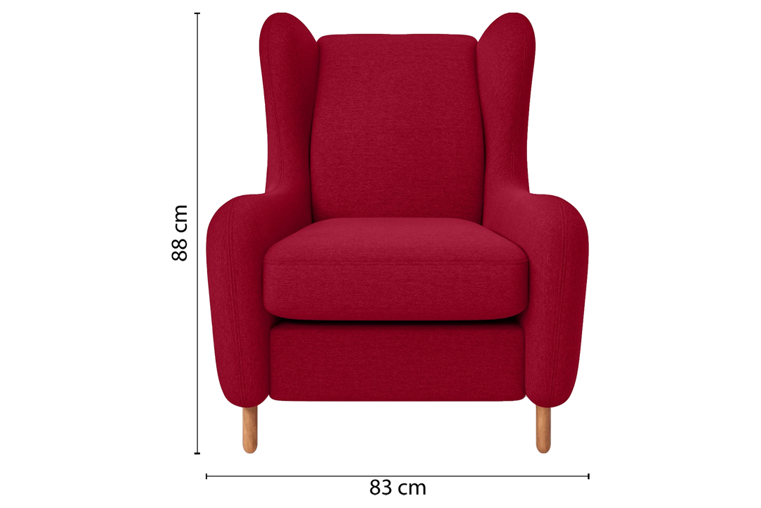 Sassari-Armchair-1-Seat-Linen-Red_Dimensions_01